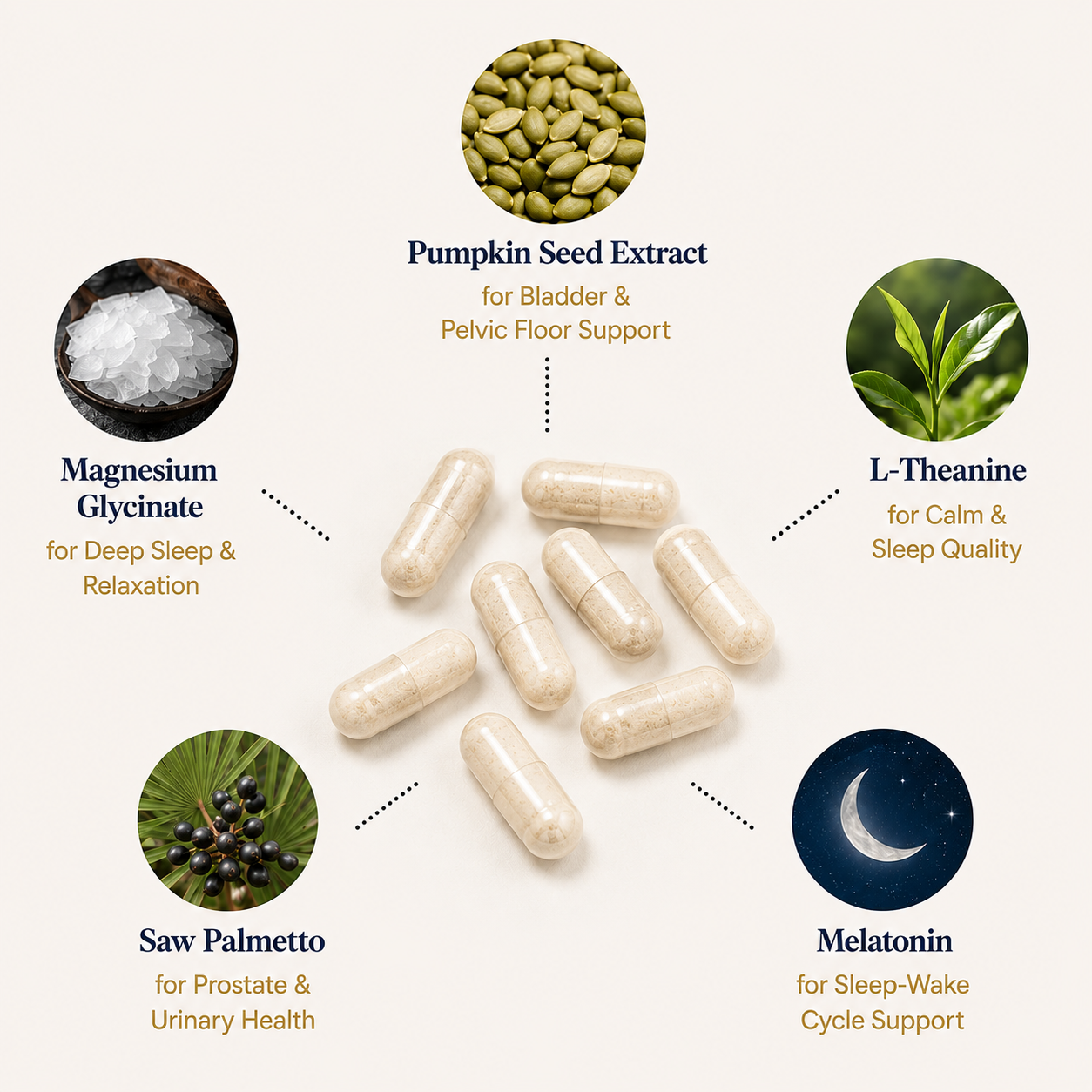Premium bladder & sleep support capsule (unisex)